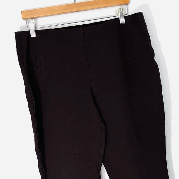 Chicos Pull-on Slim Ankle Dark Chocolate Brown Pants Size 2.5 - Picture 2 of 9